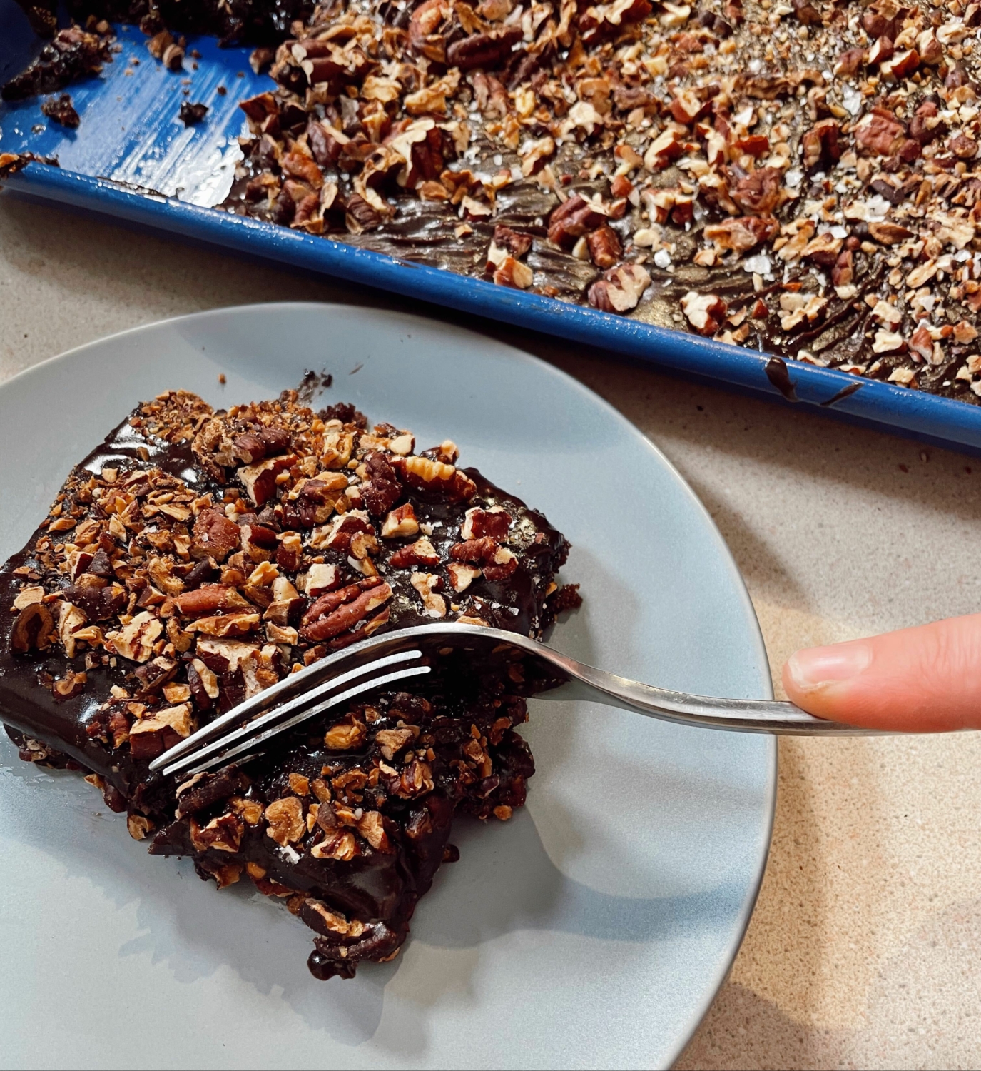 Fudgy Texas Sheet Cake Tablespoon Cooking Company