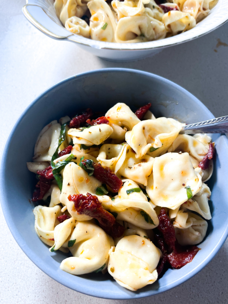 Summer Salads Tortellini with Basil and SunDried Tomatoes Tablespoon Cooking Company